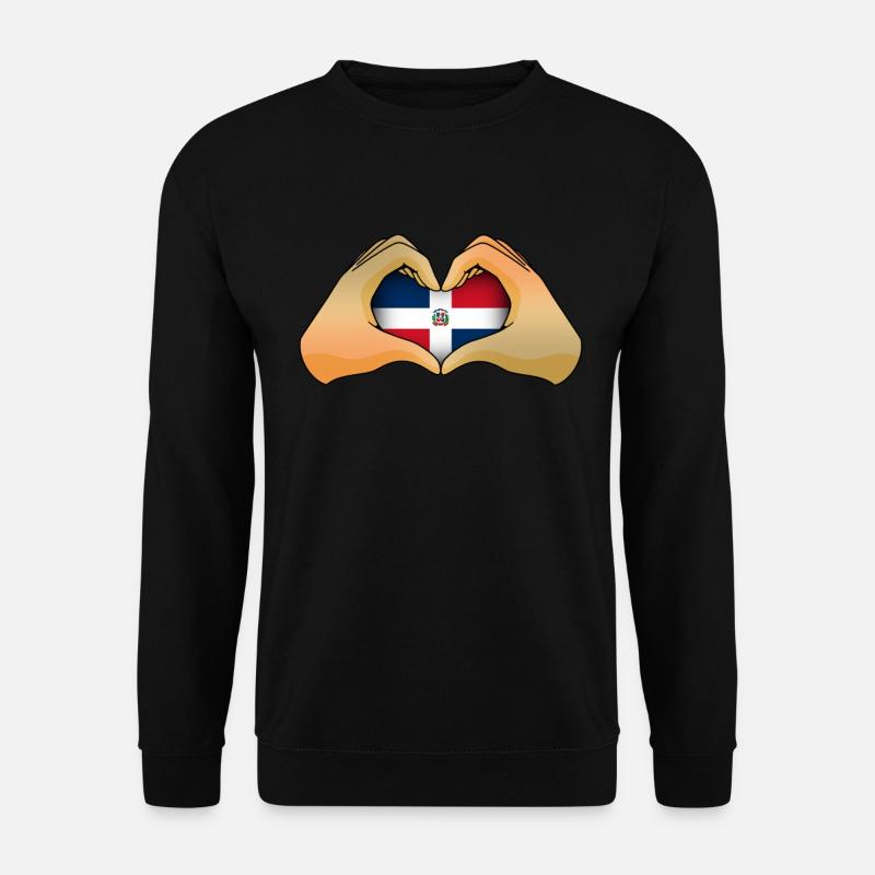 Dominikanische Republik - Unisex Pullover - Schwarz