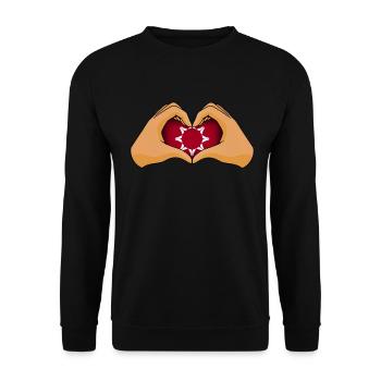 Lakota - Unisex Sweatshirt - black - Front - Alina (178cm) & Michal (187cm)
