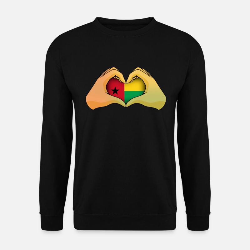 Guinea-Bissau - Unisex Pullover - Schwarz
