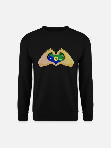 Île Christmas - Sweat-shirt Unisexe - noir