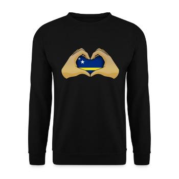 Curaçao - Unisex Pullover - Schwarz - Vorne - Alina (178cm) & Michal (187cm)