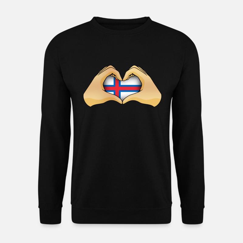 Färöer Inseln - Unisex Pullover - Schwarz
