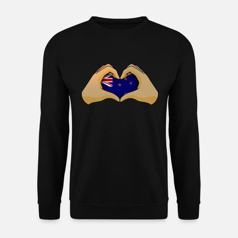 Neuseeland - Unisex Pullover - Schwarz
