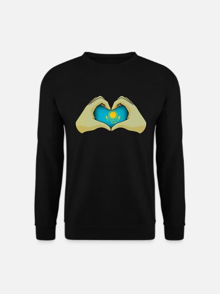Kasachstan - Unisex Pullover - Schwarz
