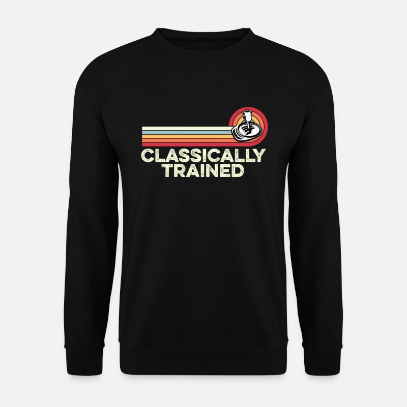 Klassisch ausgebildetes Schaltgetriebe Drei - Unisex Pullover - Schwarz