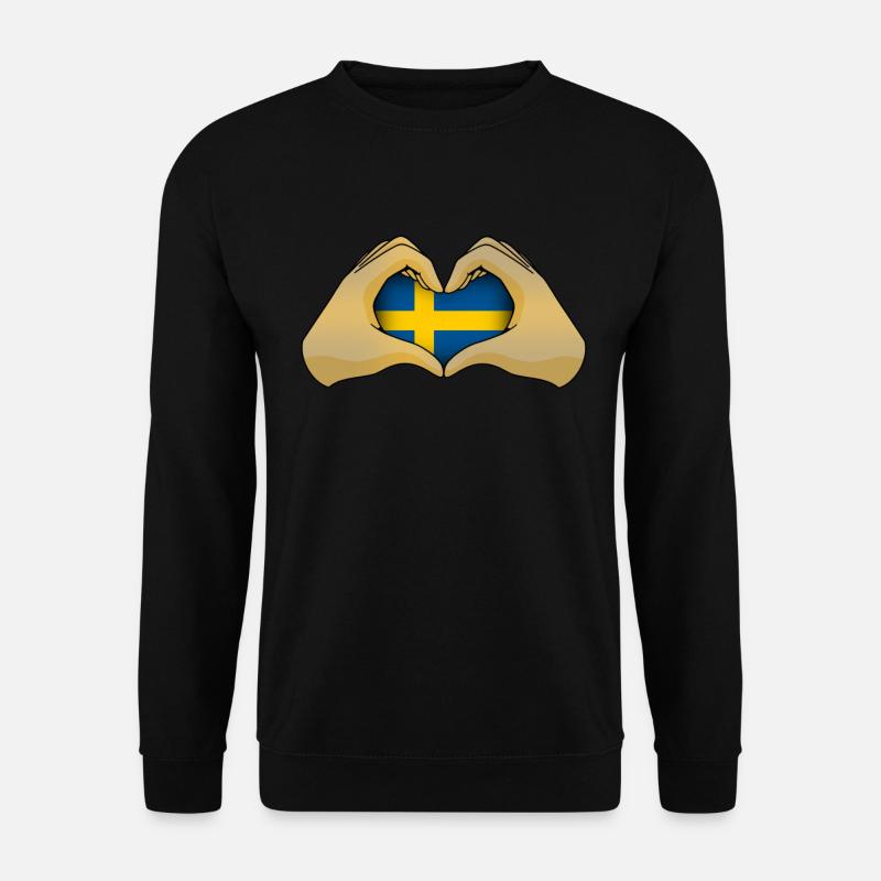 Schweden - Unisex Pullover - Schwarz