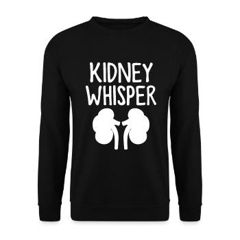 Kidney Dialysis Nephrology Hemodialysis Funny - Unisex Sweatshirt - black - Front - Alina (178cm) & Michal (187cm)