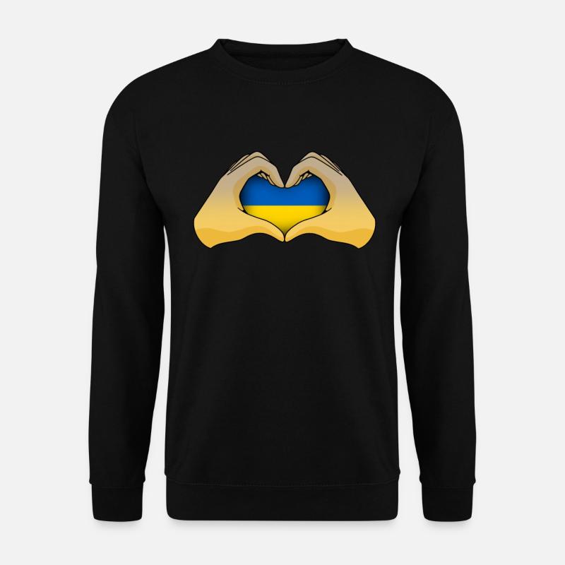 Ukraine - Unisex Pullover - Schwarz