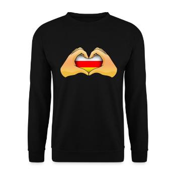 Ossétie du Sud - Sweat-shirt Unisexe - noir - Devant - Alina (178cm) & Michal (187cm)