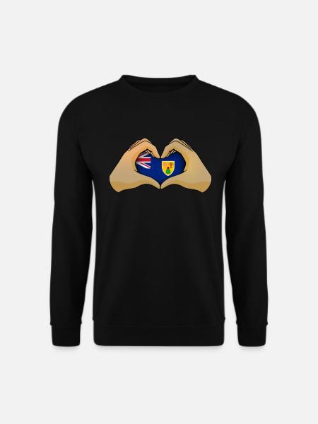 Turks and Caicos Islands - Unisex Sweatshirt - black
