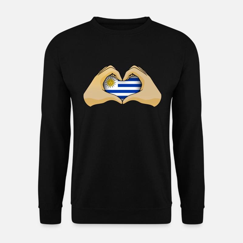 Uruguay - Unisex Pullover - Schwarz