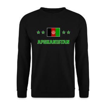 Afghanistan - Unisex Pullover - Schwarz - Vorne - Alina (178cm) & Michal (187cm)