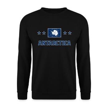 Antarctica - Unisex Sweatshirt - black - Front - Alina (178cm) & Michal (187cm)