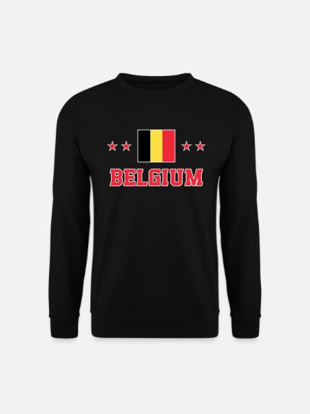 Belgique - Sweat-shirt Unisexe - noir