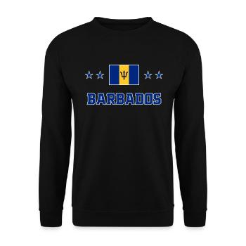 Barbados - Unisex Pullover - Schwarz - Vorne - Alina (178cm) & Michal (187cm)