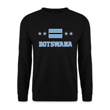 Botswana - Unisex Pullover - Schwarz - Vorne - Alina (178cm) & Michal (187cm)