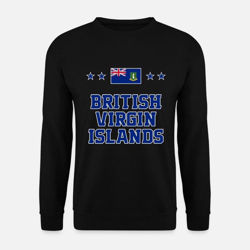 Britische Jungferninseln - Unisex Pullover - Schwarz