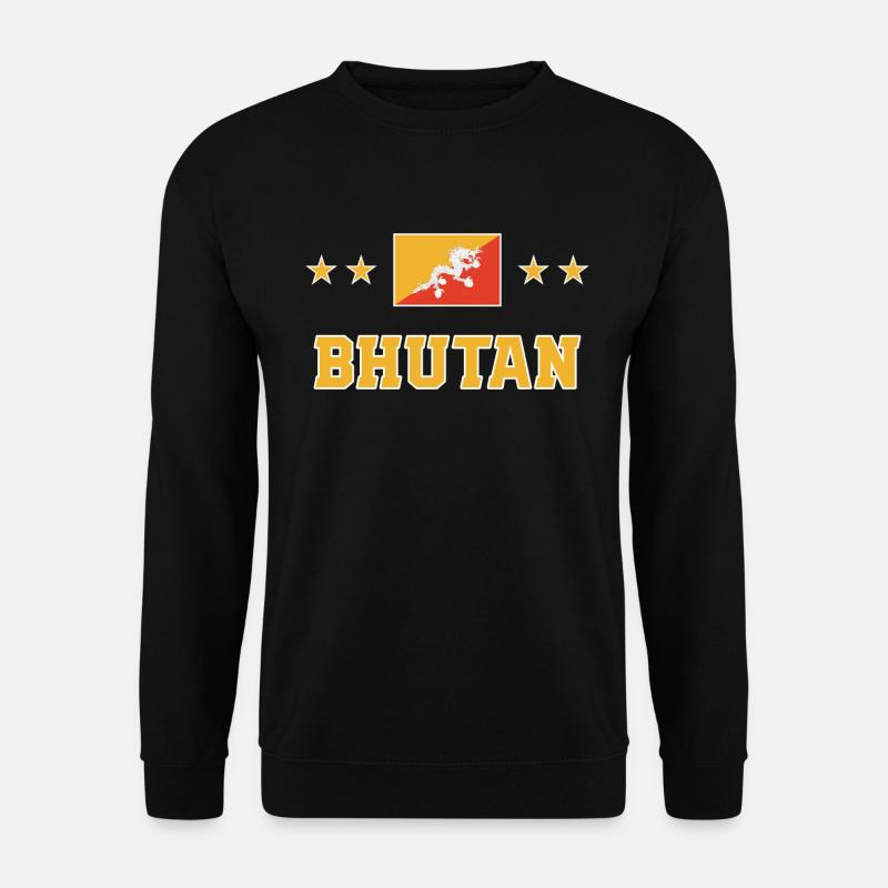 Bhutan - Unisex Pullover - Schwarz
