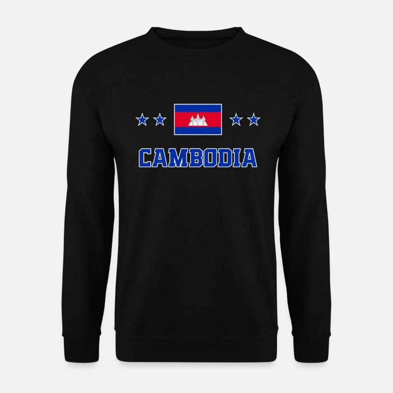 Kambodscha - Unisex Pullover - Schwarz