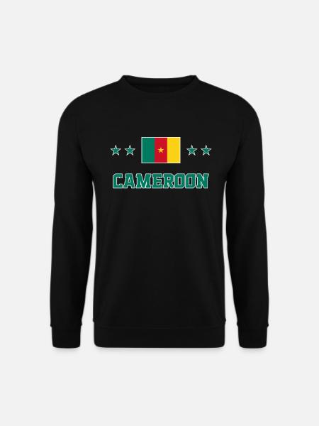 Cameroun - Sweat-shirt Unisexe - noir