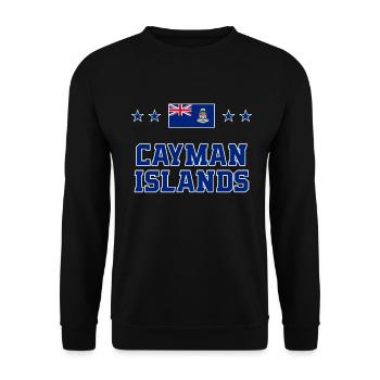 Îles Caïmans - Sweat-shirt Unisexe - noir - Devant - Alina (178cm) & Michal (187cm)