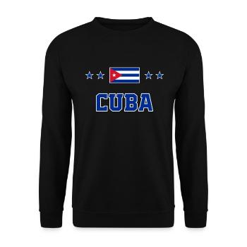 Kuba - Unisex Pullover - Schwarz - Vorne - Alina (178cm) & Michal (187cm)