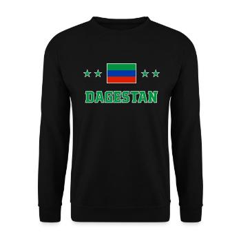 Daghestan - Sweat-shirt Unisexe - noir - Devant - Alina (178cm) & Michal (187cm)