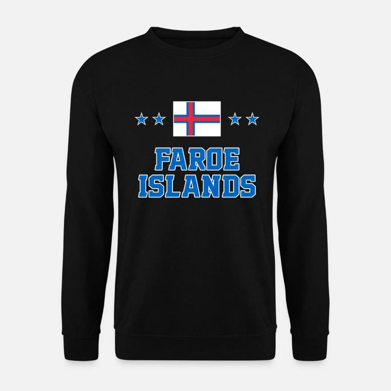 Färöer Inseln - Unisex Pullover - Schwarz