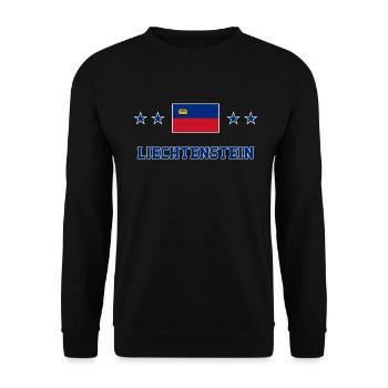 Liechtenstein - Unisex Pullover - Schwarz - Vorne - Alina (178cm) & Michal (187cm)