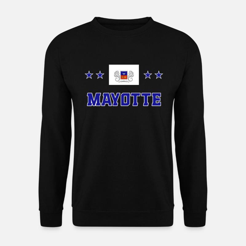 Mayotte - Unisex Pullover - Schwarz