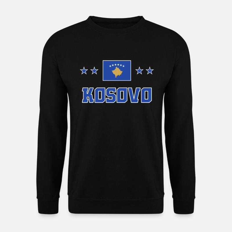 Kosovo - Unisex Pullover - Schwarz