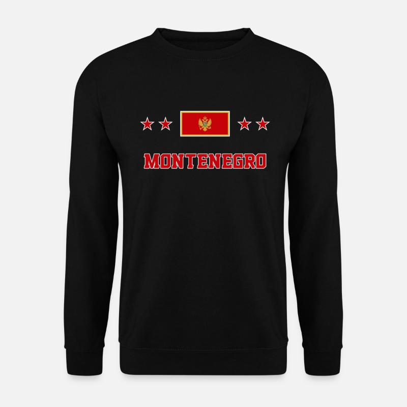 Montenegro - Unisex Pullover - Schwarz