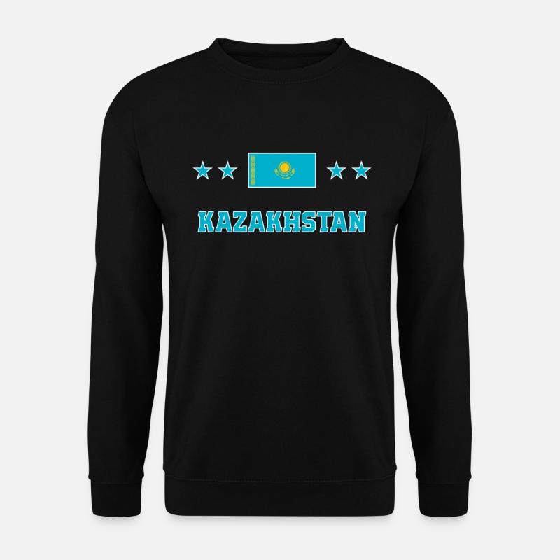 Kasachstan - Unisex Pullover - Schwarz