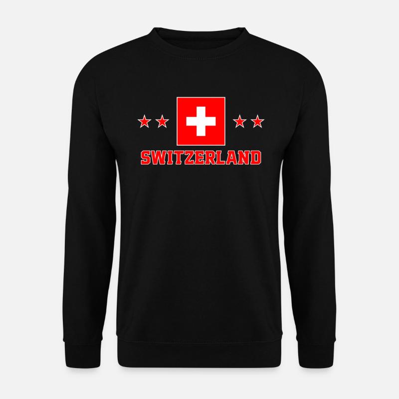 Switzerland - Unisex Sweatshirt - black