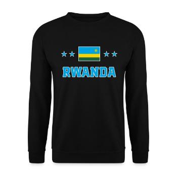Ruanda - Unisex Pullover - Schwarz - Vorne - Alina (178cm) & Michal (187cm)
