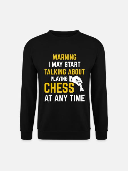 Échecs Bons Coups Jeu Jeux de Stratégie Jeux drôles d’échecs - Sweat-shirt Unisexe - noir