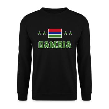 Gambie - Sweat-shirt Unisexe - noir - Devant - Alina (178cm) & Michal (187cm)
