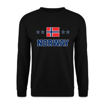 Norvège - Sweat-shirt Unisexe - noir - Devant - Alina (178cm) & Michal (187cm)