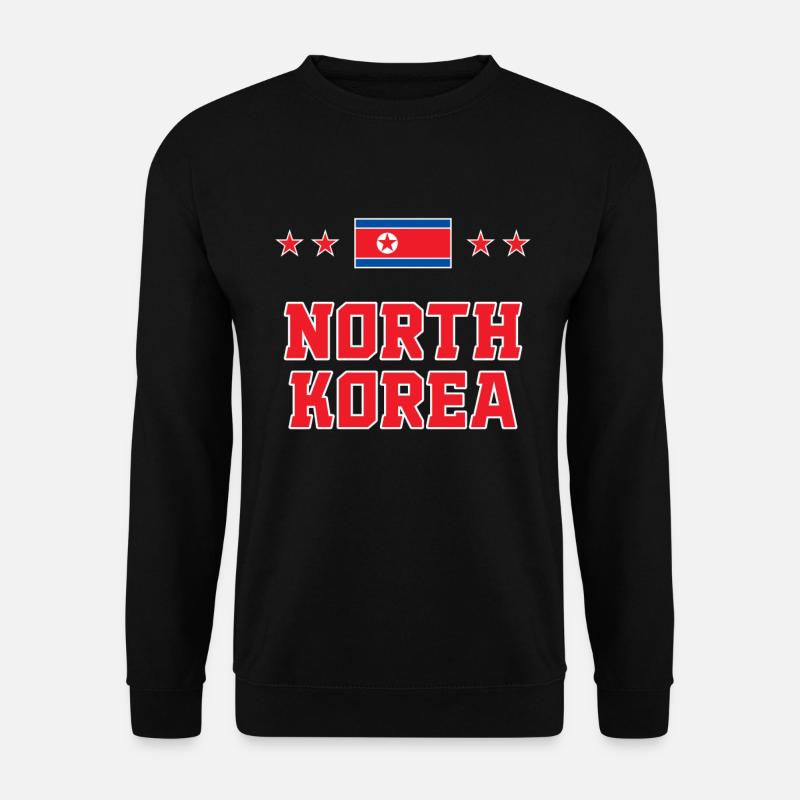 North Korea - Unisex Sweatshirt - black
