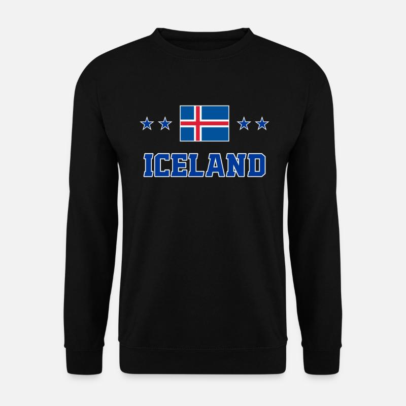 Island - Unisex Pullover - Schwarz