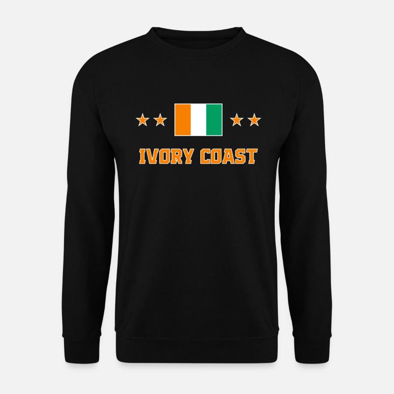Côte d'Ivoire - Sweat-shirt Unisexe - noir