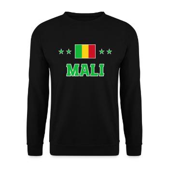 Mali - Sweat-shirt Unisexe - noir - Devant - Alina (178cm) & Michal (187cm)