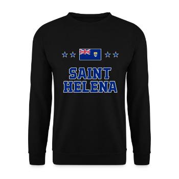 Sainte-Hélène - Sweat-shirt Unisexe - noir - Devant - Alina (178cm) & Michal (187cm)