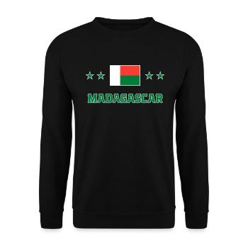Madagaskar - Unisex Pullover - Schwarz - Vorne - Alina (178cm) & Michal (187cm)