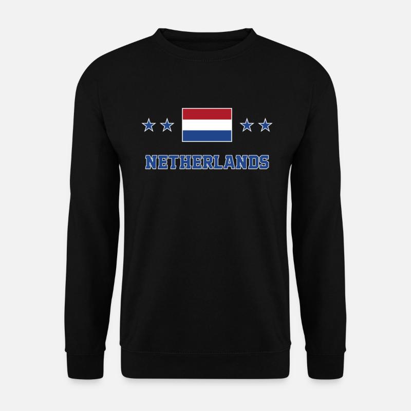Niederlande - Unisex Pullover - Schwarz