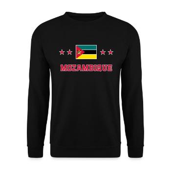 Mozambique - Unisex Sweatshirt - black - Front - Alina (178cm) & Michal (187cm)