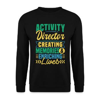 Activity Director Appreciation - Unisex Pullover - Schwarz - Vorne - Alina (178cm) & Michal (187cm)
