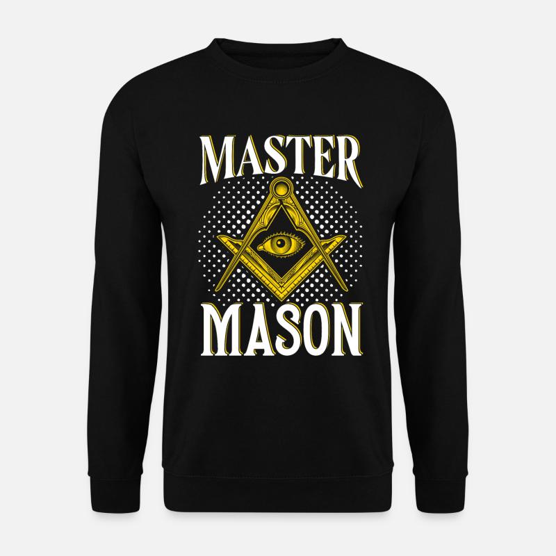 Masonic Freemasonry Fraternal - Unisex Pullover - Schwarz