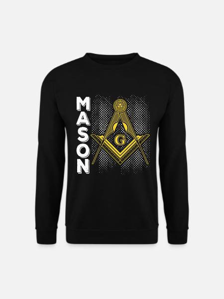 Masonic Freemasonry Fraternal - Unisex Pullover - Schwarz
