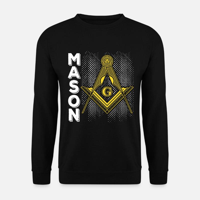 Masonic Freemasonry Fraternal - Unisex Pullover - Schwarz